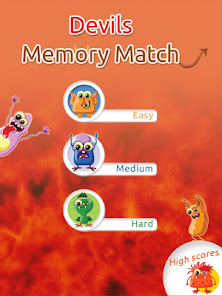 Captura de Pantalla 14 Devils Memory Match android