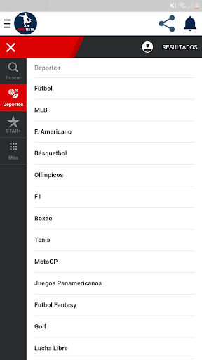 Android application Deportes Tv - en Directo screenshort