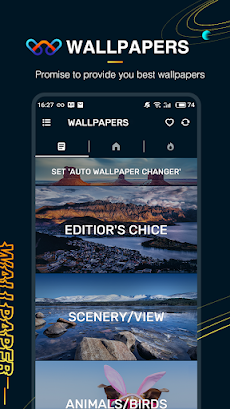 Wallpaper HD-Auto Changerのおすすめ画像1