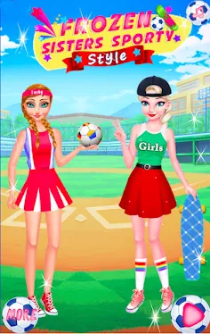 Frozen Sport Style Game - Screenshot 1