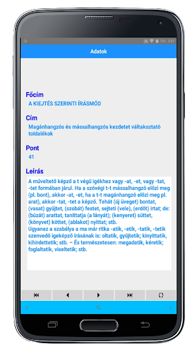 A magyar helyesírás szabályai Screen 3