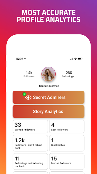 Reportly - for Instagram profiles 3.2.3 APK + Mod (Unlimited money) untuk android