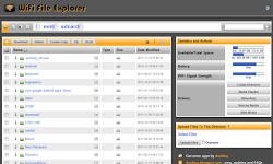 screenshot of WiFi File Explorer