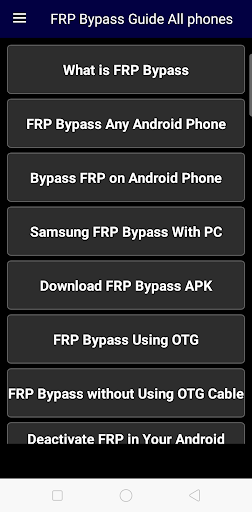 FRP Bypass Guide All phones