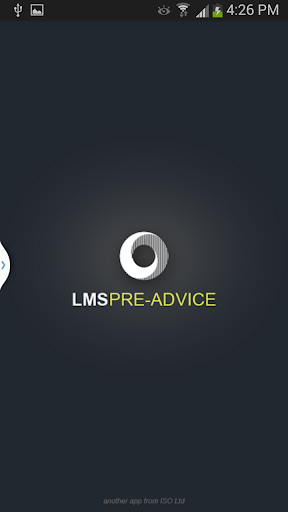 Android application LMS PRE-ADVICE screenshort