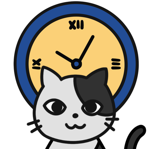 한본냥과 보람찬 하루 - 타임스탬프, 뽀모도로 logo