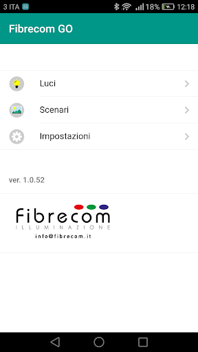 Android application Fibrecom Go screenshort