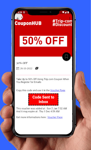 Coupons for Trip Screen 2