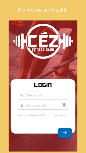 Android application CezFit screenshort