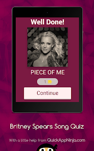 Imágen 18 Britney Spears Song Quiz android