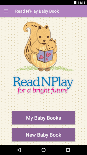 Android application ReadNPlay Baby Book screenshort