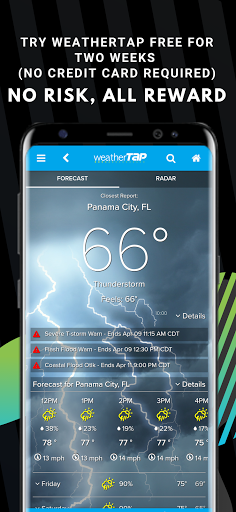 weatherTAP Screen 3