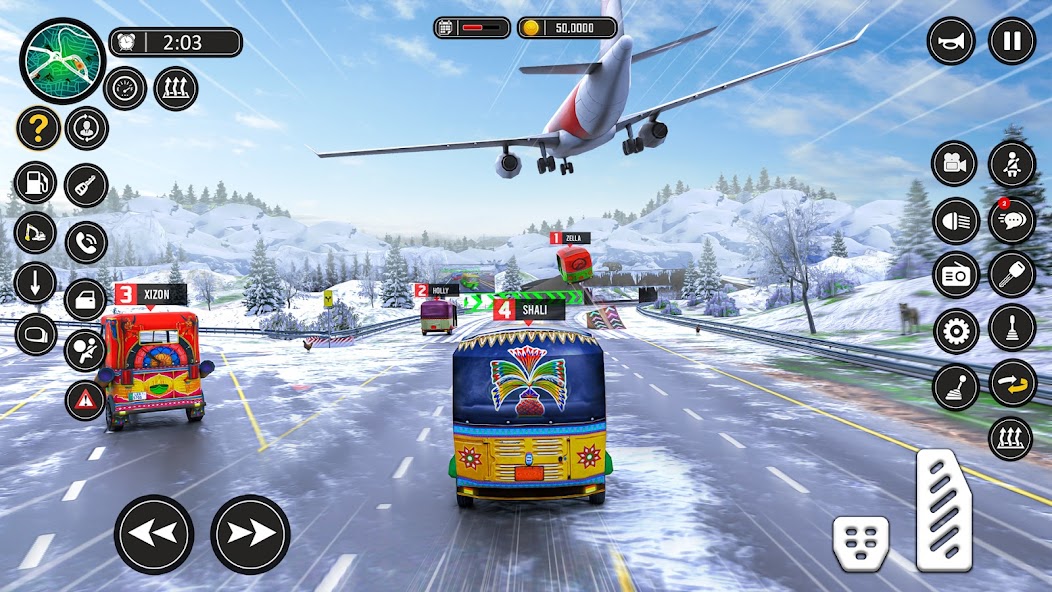 Modern Rickshaw Driving Games 2.1.8 APK + Мод (Unlimited money) за Android