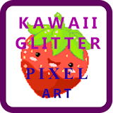 Kawaii Glitter Pixel Art icon