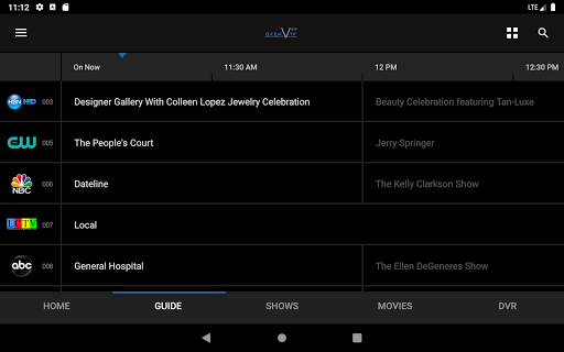 Screenshot of Open View TV