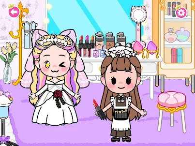 公主小鎮世界: 婚禮遊戲託卡米家女生過家家模擬器小遊戲大全