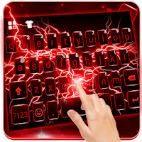 Тема для клавиатуры Red Lightning