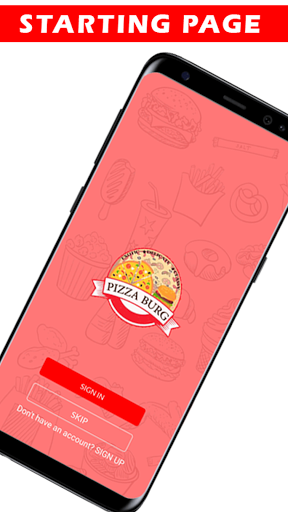 Android application PIZZABURG screenshort