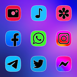 One UI Fluo - Icon Pack Screenshot