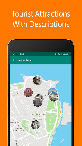 Android application Corfu Offline Map and Travel G screenshort