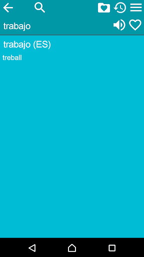 Castellan Catalan Dictionary Screen 3