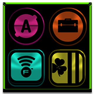 Black and Colors Icon Pack apk