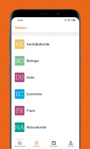 ExamenOverzicht Screen 2