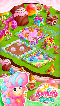 Candy Farm: Cake & cookie city - Screenshot 2