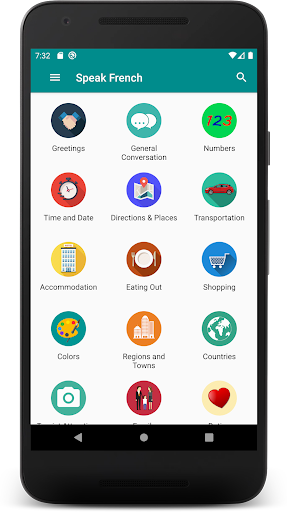 Android application Speak French - Learn Quickly screenshort