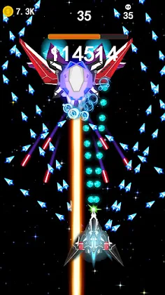 Space war-Infinite shooting - Screenshot 2