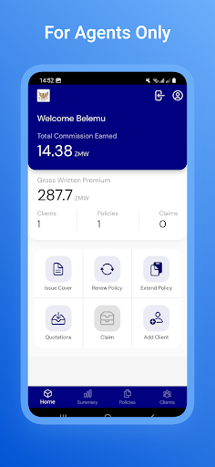 Phoenix Assurance Agents App Screen 2