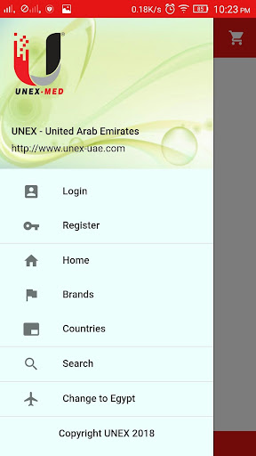 UNEX Screen 2