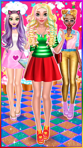 Candy fashion dress up & makeup game deals