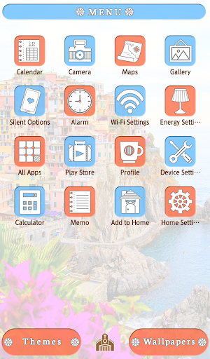 Cinque Terre Theme Screen 2