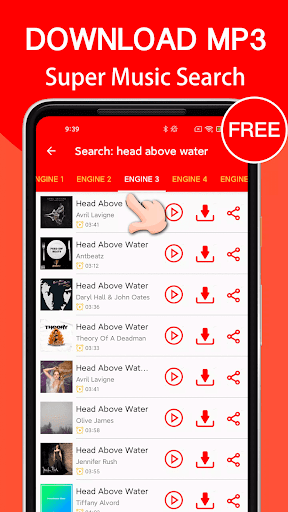 Android application Music Player - Mp3 Player screenshort