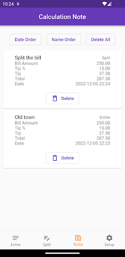 Tip Calculator bill tip split Screen 3