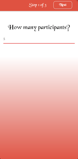 Secret Santa Generator Screen 2