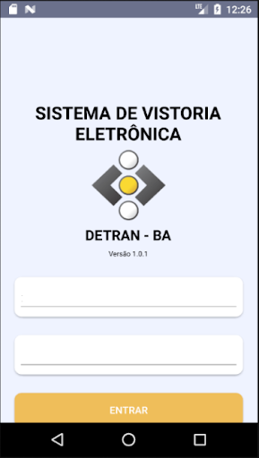 Android application Detran BA Vistoria screenshort