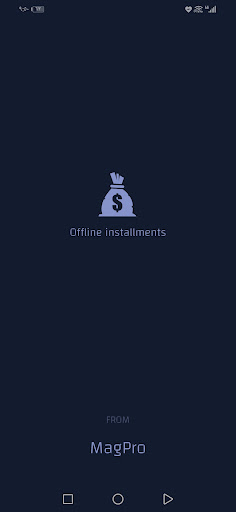 Android application installments - offline screenshort