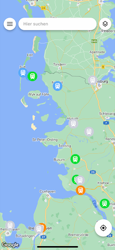 Android application NRail IoT screenshort