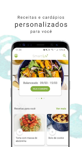 Android application Smartliv - Receitas, cardápios screenshort