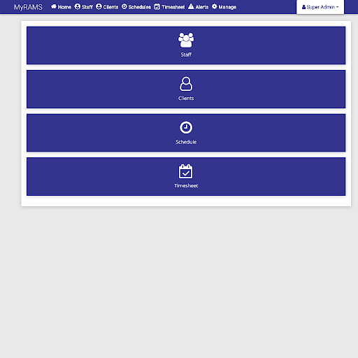 Android application MyRAMS screenshort