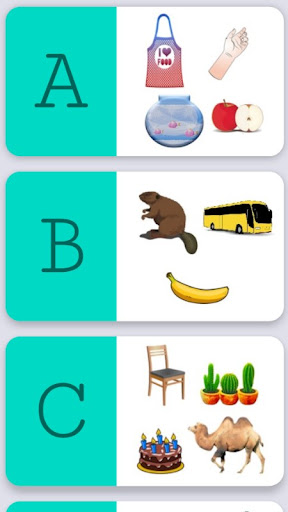 Android application Learn to read for preschoolers screenshort