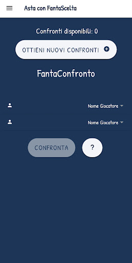 Android application Asta con FantaScelta screenshort