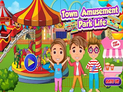 城鎮遊樂園生活：有趣的假裝遊戲