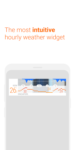 Android application Glance Weather screenshort