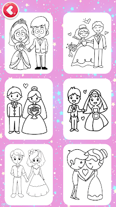 Wedding Glitter Coloring Pagesのおすすめ画像3