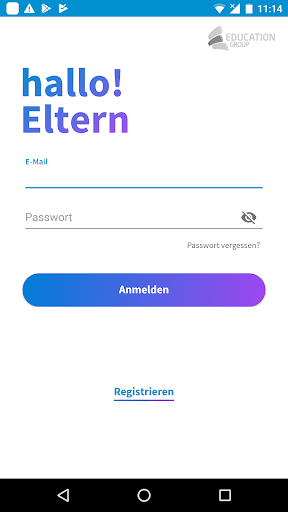 Android application hallo!Eltern screenshort