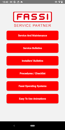 Fassi UK Service Screen 2