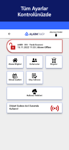Alarm Takip Screen 3